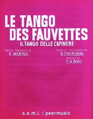 Tango Le Des Fauvettes Bixio Partition Chanson française