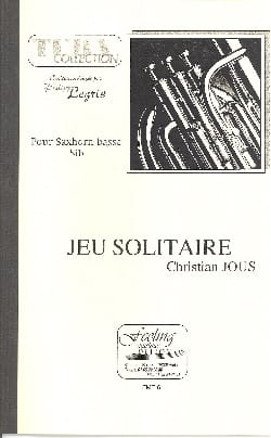 Jeu Solitaire Christian Jous Partition Tuba