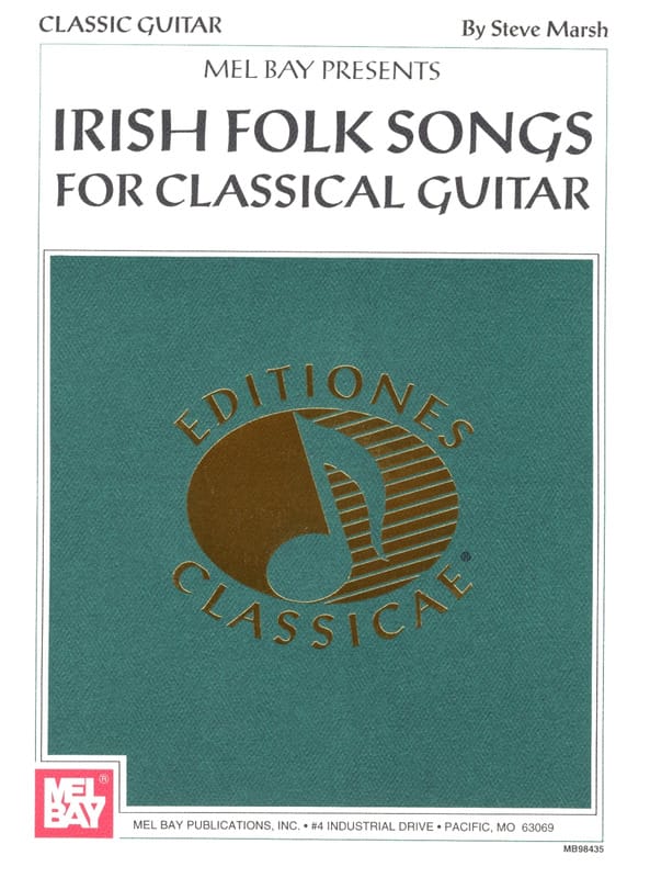 Irish folk songs for classical guitar Steve Marsh Partition Guitare