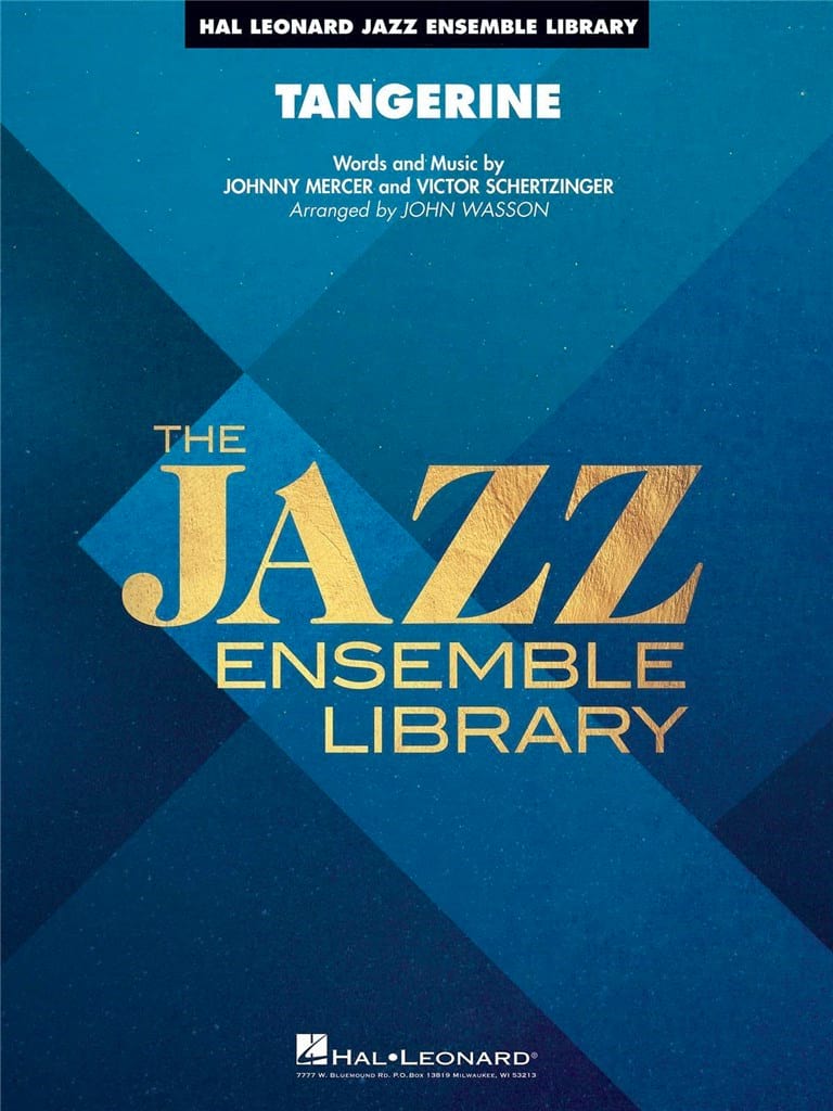 Tangerine Johnny Mercer & Victor Schertzinger Partition