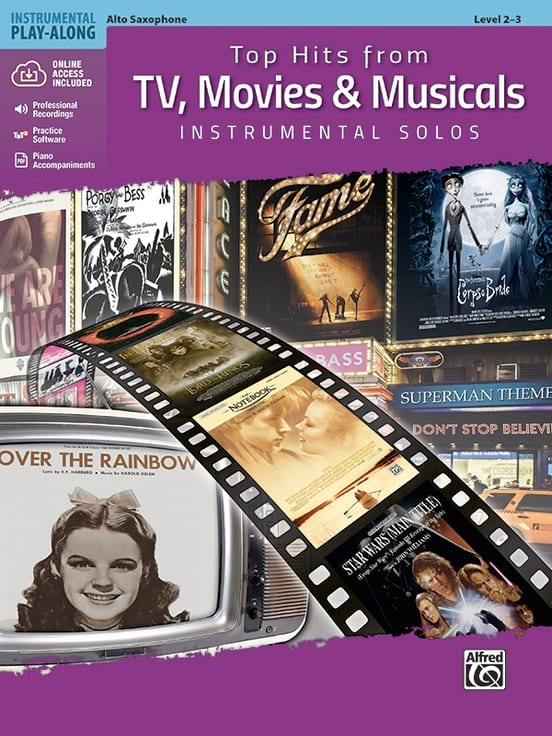 Top Hits from TV - Saxophone Alto Partition Saxophone