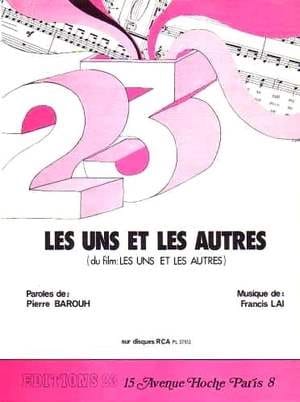Les Uns et les Autres - Musique du Film - Francis Lai - Partition