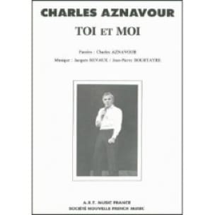 Toi Et Moi Charles Aznavour Partition Chanson française
