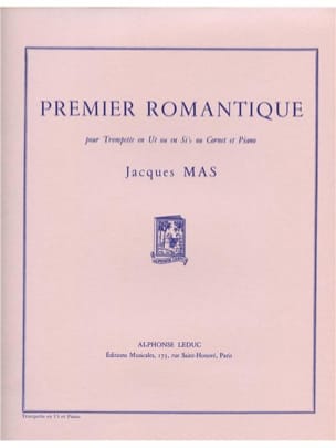 Premier Romantique Jacques Mas Partition Trompette