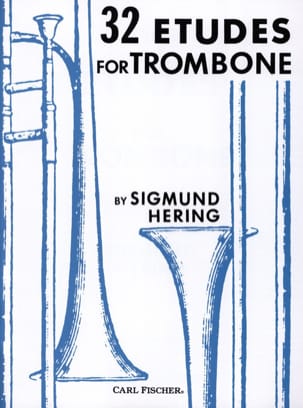 32 Etudes - Trombone Sigmund Hering Partition Trombone