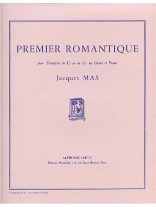 Premier Romantique Jacques Mas Partition Trompette
