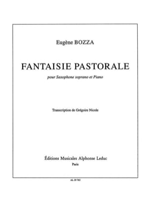 Fantaisie Pastorale Eugène Bozza Partition Saxophone