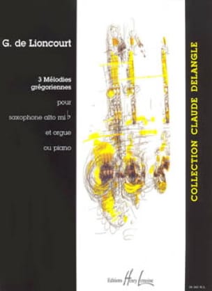 Trois Mélodies Grégoriennes Guy De Lioncourt Partition Saxophone