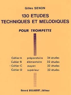 130 Etudes Volume C - 32 Etudes Gilles Senon Partition Trompette