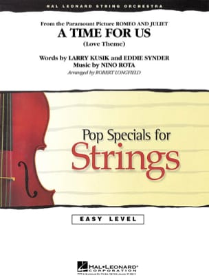 A Time For Us (Romeo and Juliet) - Easy pop specials for strings