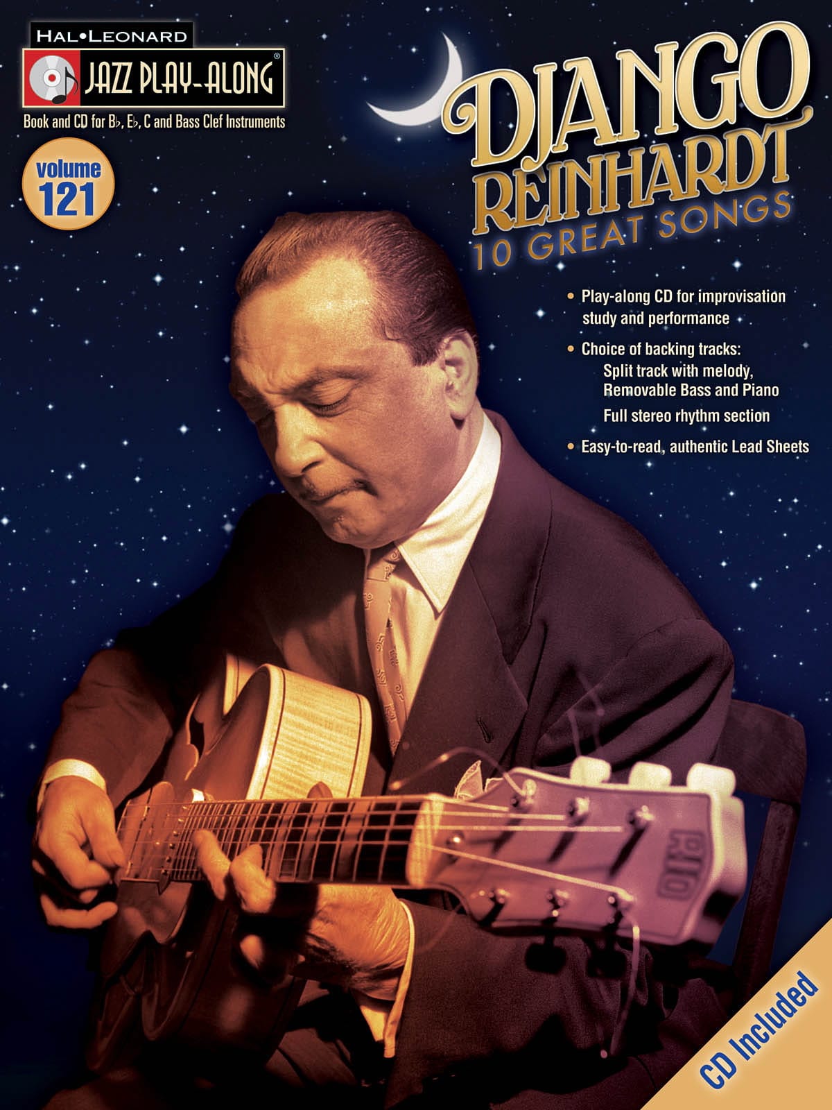 Jazz Play-Along Volume 121 - 10 Great Songs - Django Reinhardt