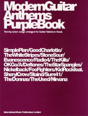 Modern Guitar Anthems Purple Book Partition Guitare