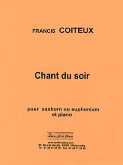 Chant du soir Francis Coiteux Partition Tuba