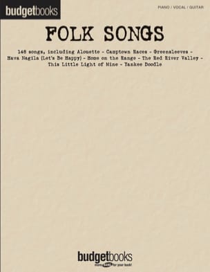 Budget books - Folk songs Partition Musique du monde