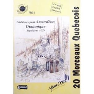20 morceaux Quebecois Volume 1 Partition Accordéon