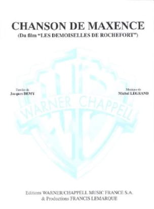 Chanson de Maxence Michel Legrand Partition Musique de film