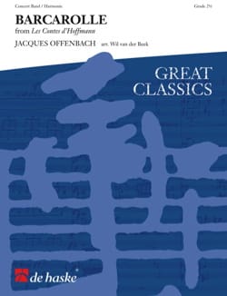 Barcarolle OFFENBACH Partition ENSEMBLES, BANDS