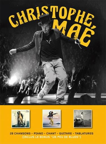 Songbook Christophe Maé Partition Chanson française
