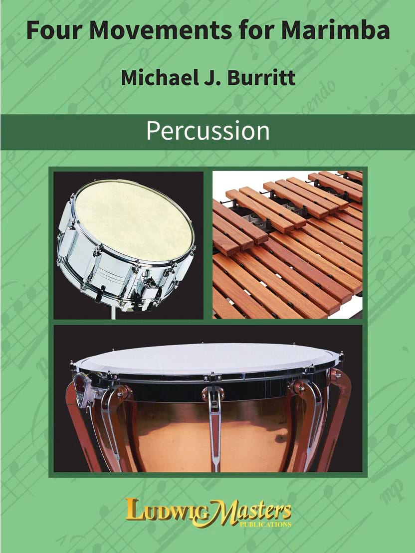 Four Movements For Marimba Michael Burritt Partition Marimba