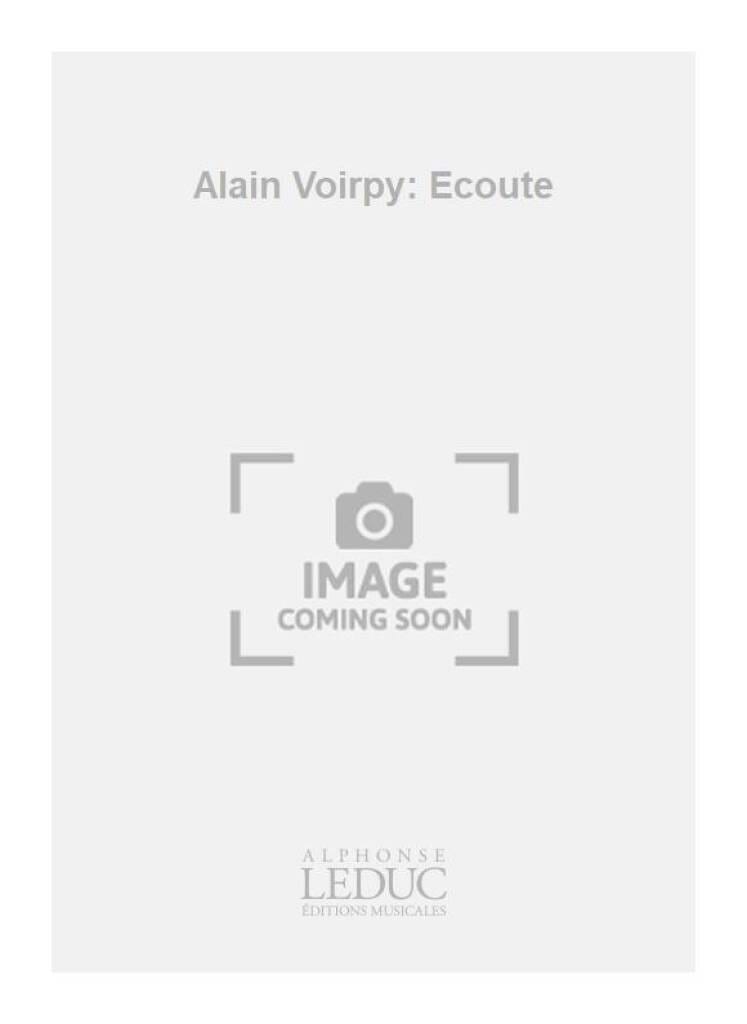 Ecoute! Alain Voirpy Partition Multi Percussions