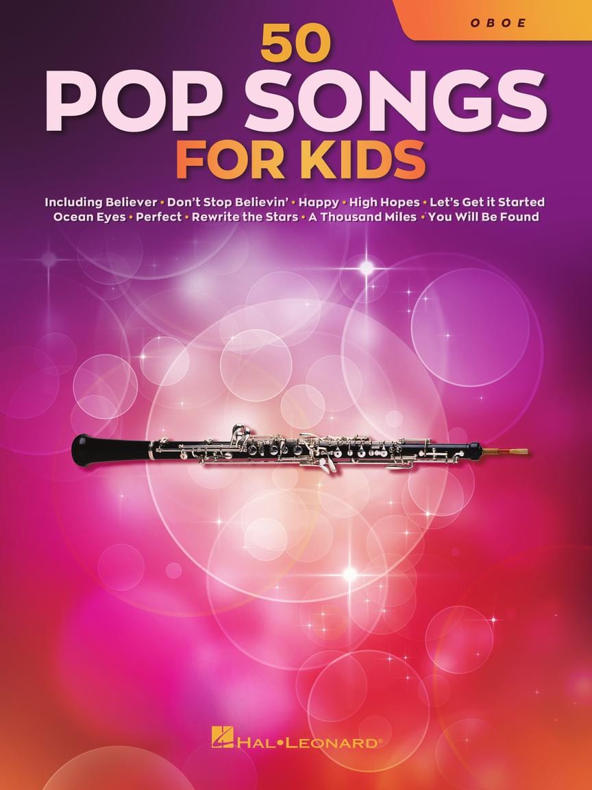 50 Pop Songs for Kids - Hautbois Partition Hautbois