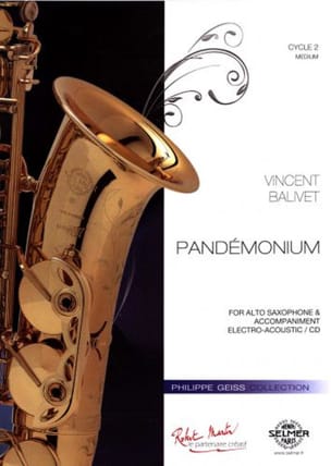Pandémonium Vincent Balivet Partition Saxophone