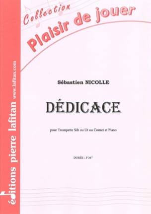 Dédicace Sébastien Nicolle Partition Trompette