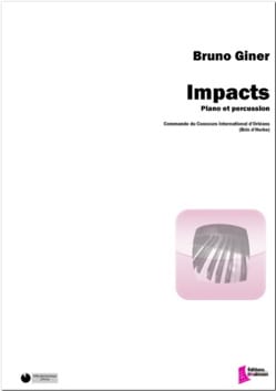 Impacts Bruno Giner Partition Multi Percussions