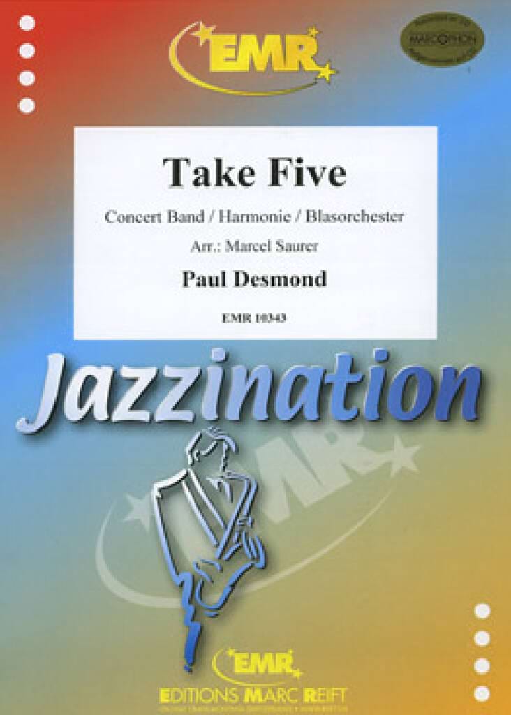 Take Five - Concert Band Paul Desmond Partition