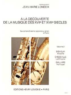 A La Découverte Volume 2 Partition Saxophone