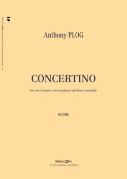Concertino - Conducteur Anthony Plog Partition Ensemble de cuivres