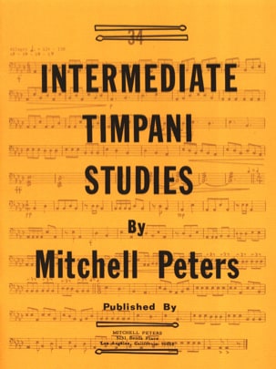 Intermediate Timpani Studies Mitchell Peters Partition Timbales
