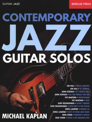 Contemporary Jazz Guitar Solos Partition Jazz