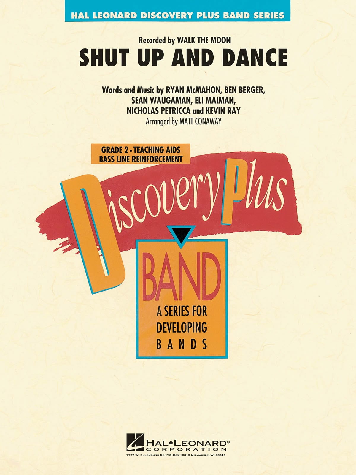Shut Up and Dance Walk The Moon Partition ENSEMBLES, BANDS