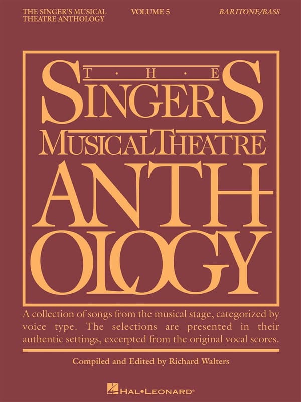 The Singer's Musical Theatre Anthology Volume 5 - Baritone / Bass - 