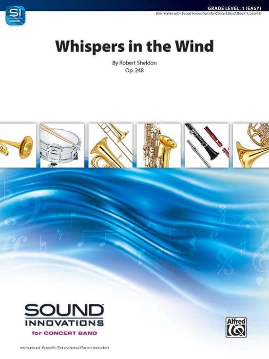 Whispers in the Wind: Op. 248 (c/b) Robert Sheldon Partition