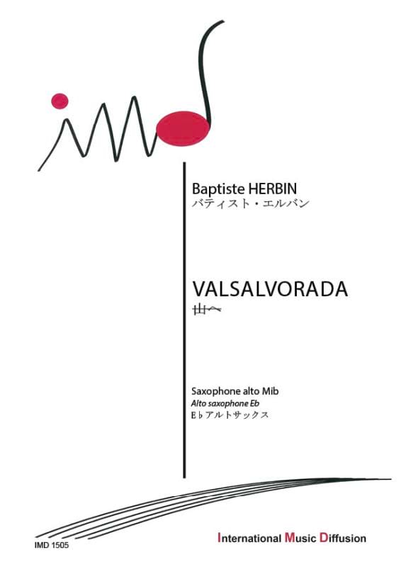 Valsalvorada Baptiste Herbin Partition Saxophone