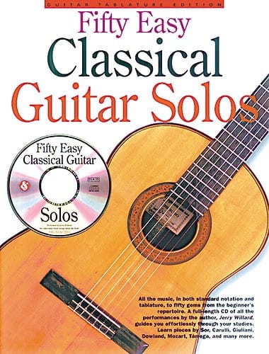 Fifty Easy Classical Guitare Solos Partition Guitare