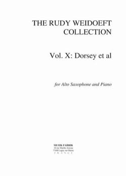 The Rudy Wiedoeft Collection Volume 10 - Rudy Wiedoeft - Partition