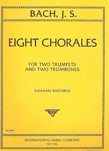 8 Chorales BACH Partition Ensemble de cuivres