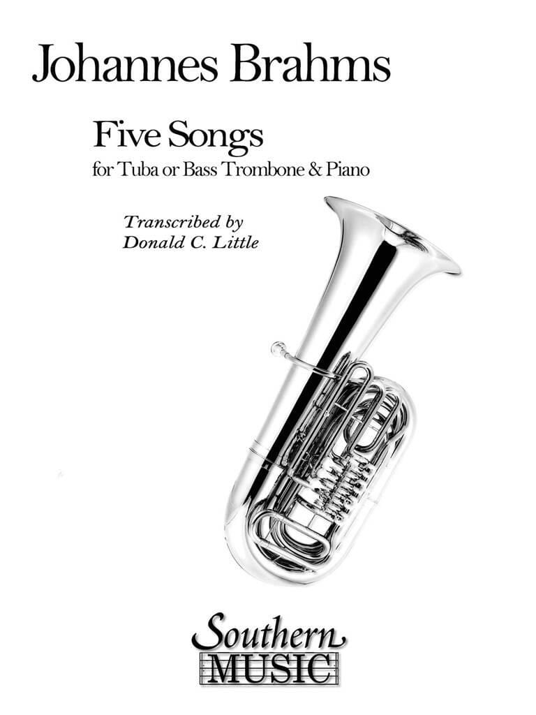 Five Songs - BRAHMS - Partition - Tuba