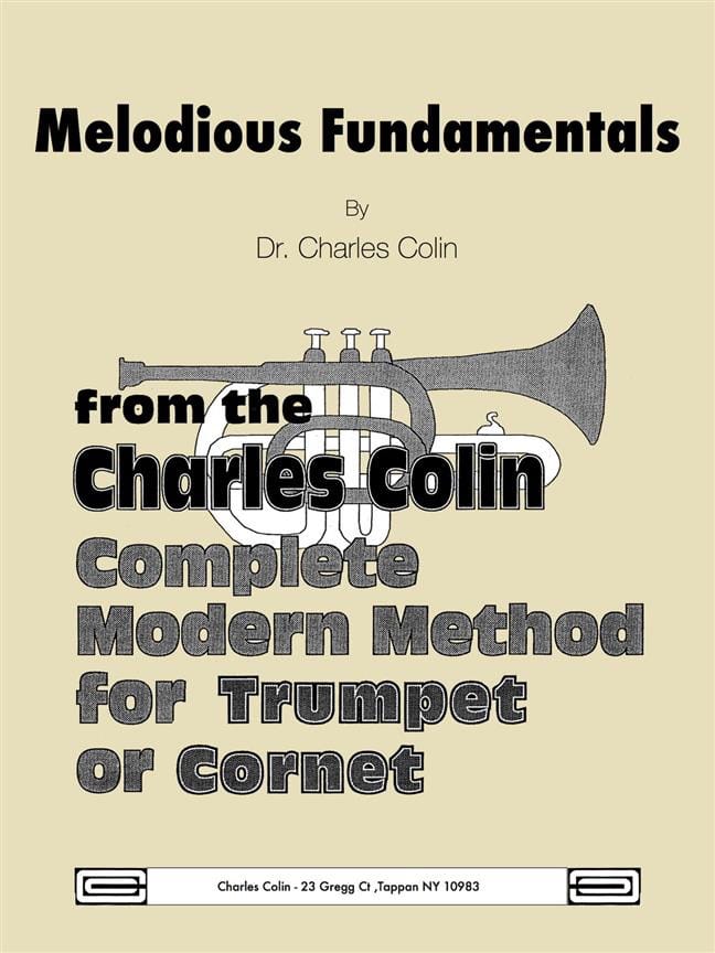 Melodious Fundamentals Charles Colin Partition Trompette