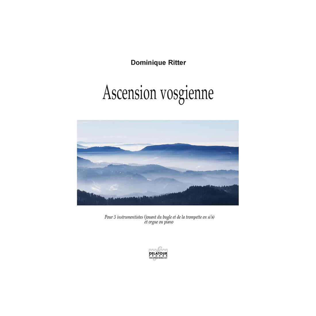 Ascension vosgienne Dominique Ritter Partition Trompette
