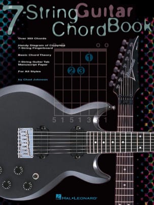 7-String Guitar Chord Book Chad Johnson Partition Guitare