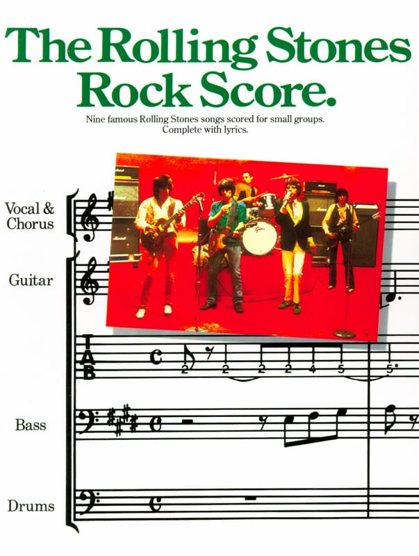 Rock score - ROLLING STONES - Partition - Pop / Rock