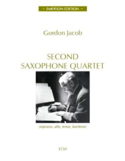 Second Saxophone Quartet Gordon Jacob Partition Saxophone