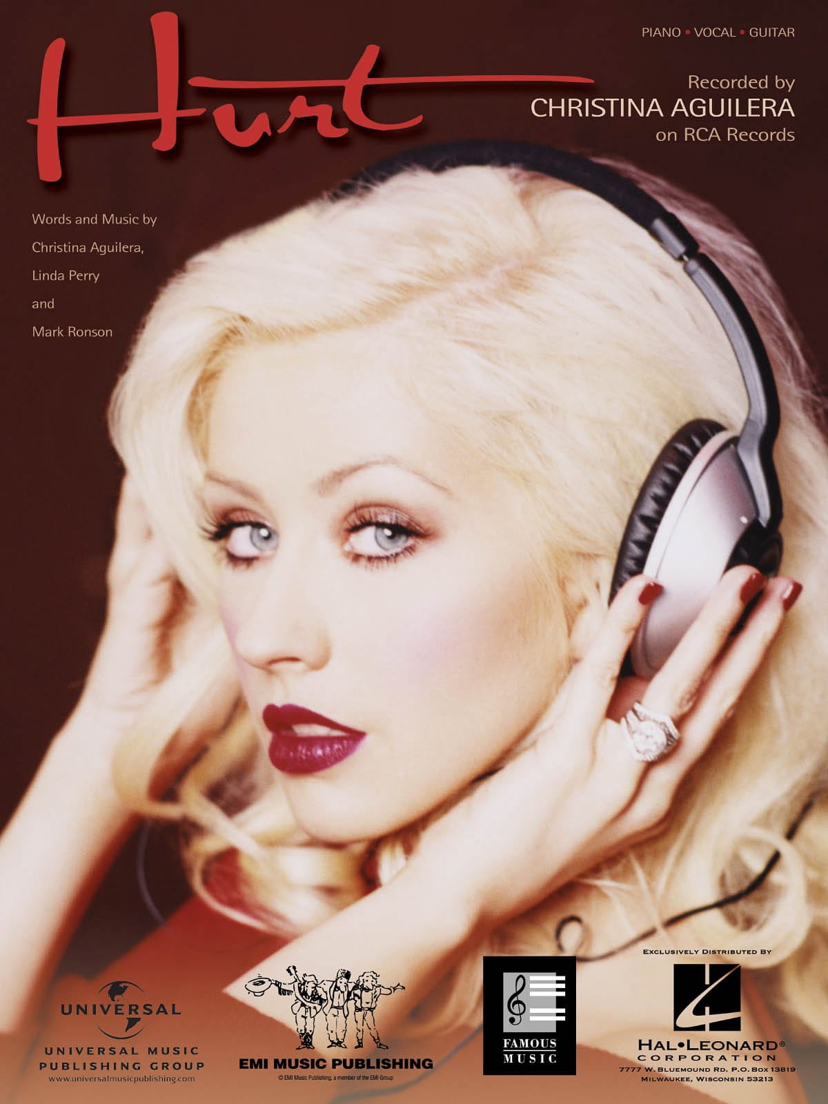 Hurt. Format Christina Aguilera Partition Pop / Rock