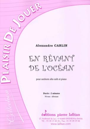 En rêvant de l'ocean Alexandre Carlin Partition Tuba