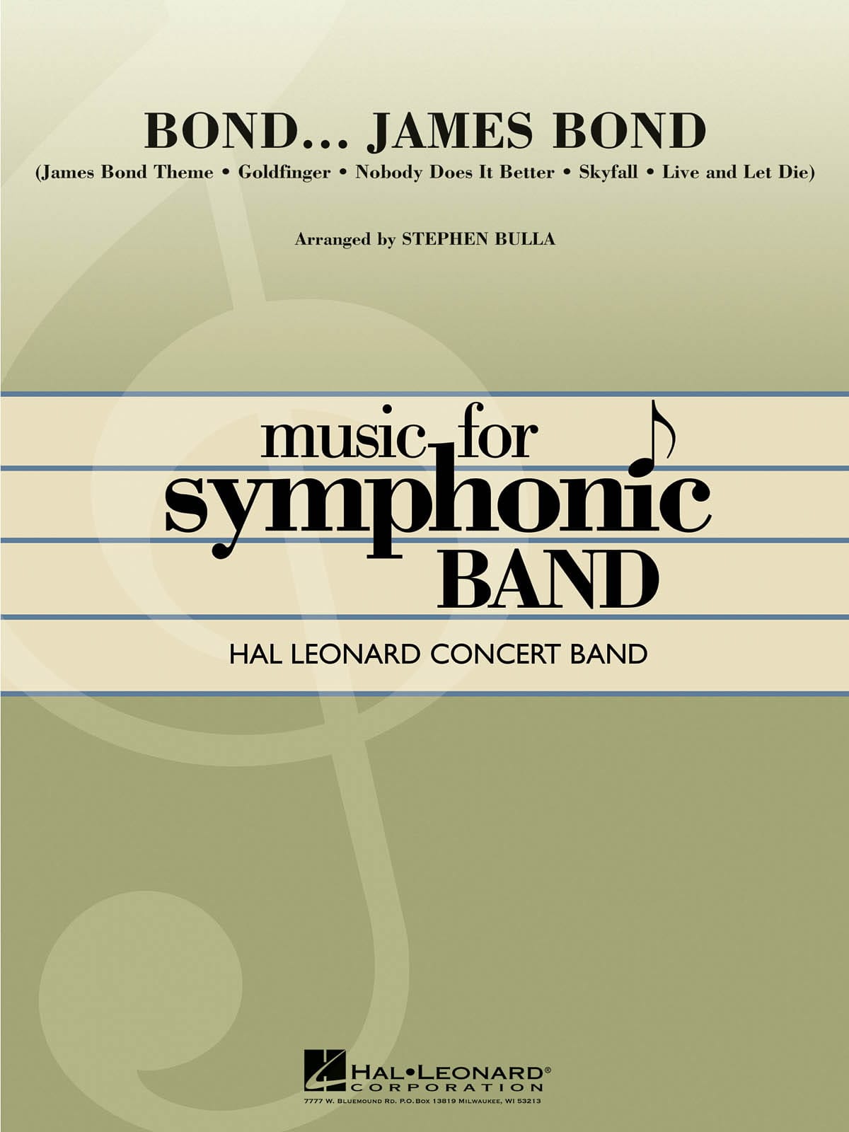 Bond...James Bond Partition ENSEMBLES, BANDS