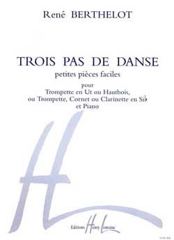 Trois Pas de Danse René Berthelot Partition Trompette